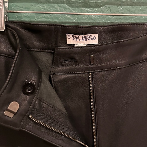 TOPSHOP | leather pants - Picture 8 of 10